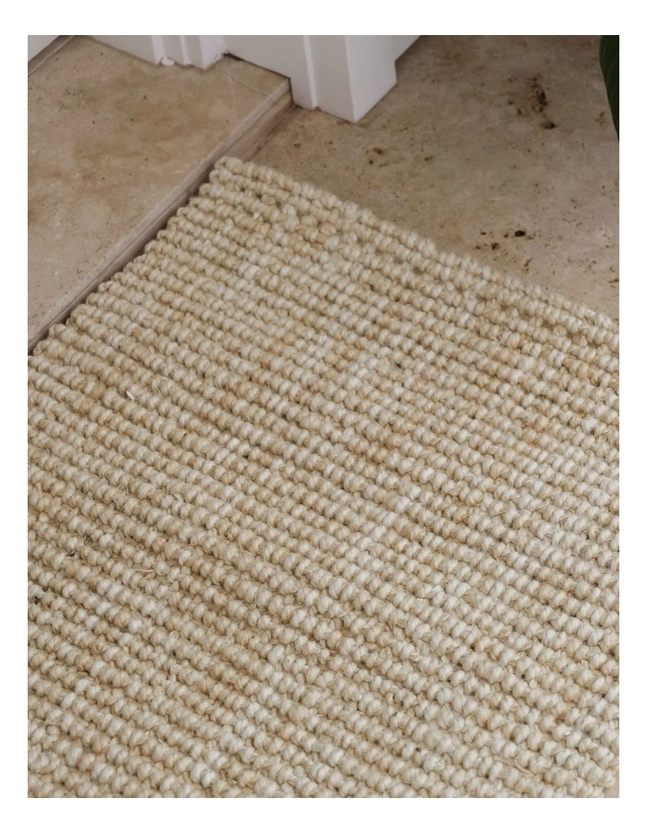 Fab Habitat Indira Jute Rug in Bleach and Natural image 5