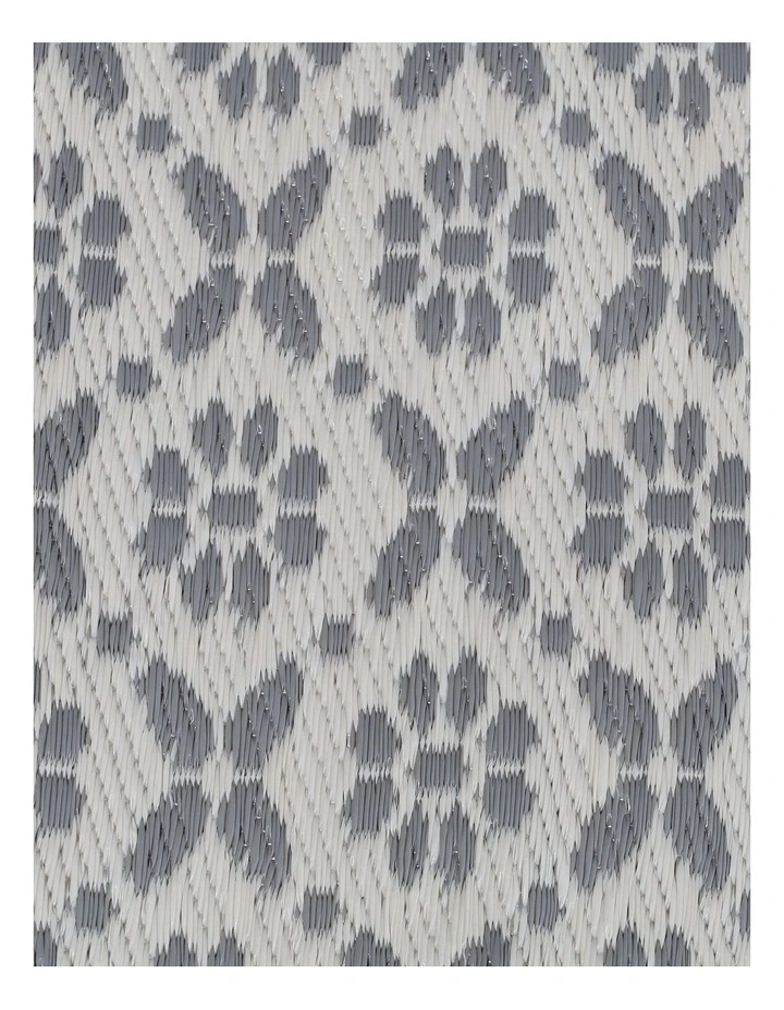 Fab Habitat Ronda Recycled Plastic Outdoor Rug in Grey image 5