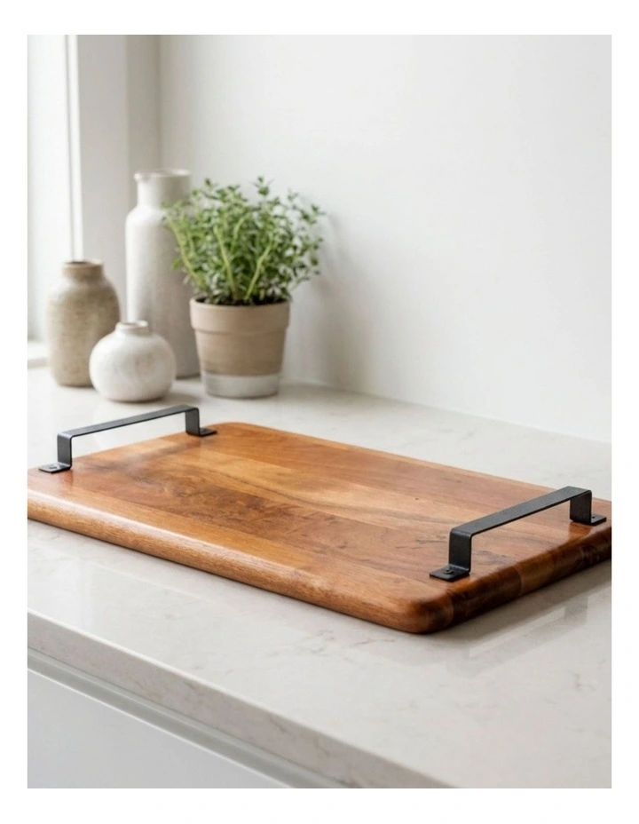 Fab Habitat Duqqa Mango Wood Serving Board image 2