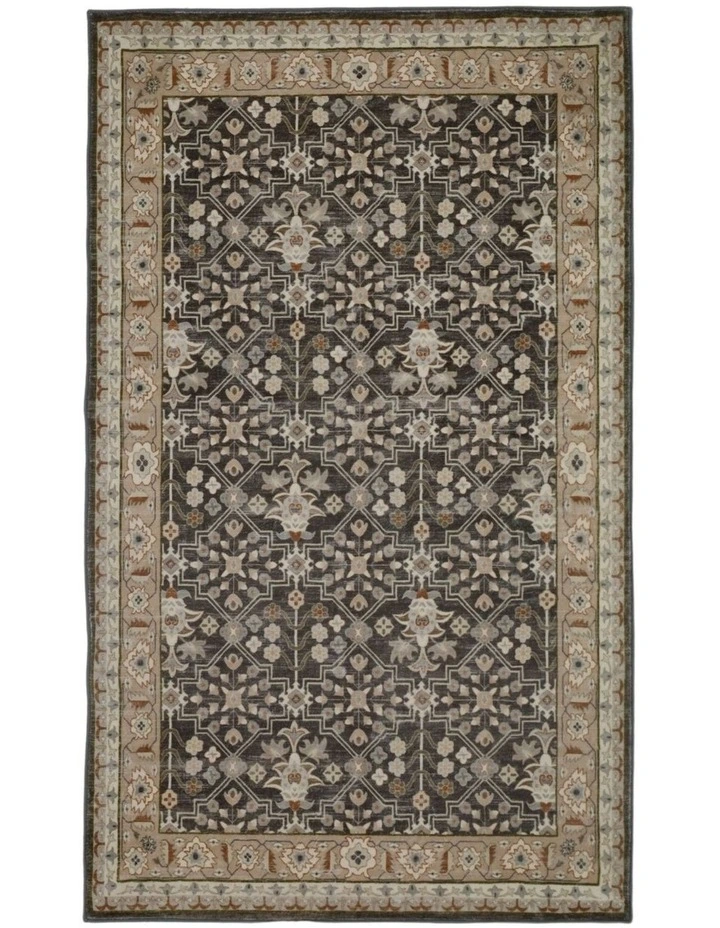 Fab Habitat Mrembo Machine Washable Rug in Multicolour image 1