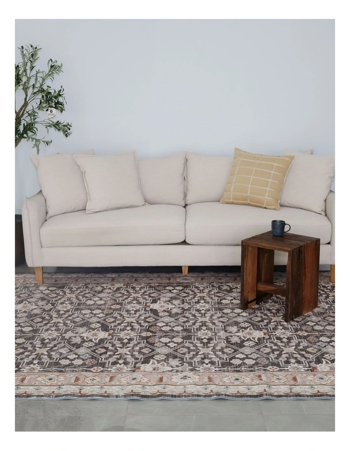 Fab Habitat Mrembo Machine Washable Rug in Multicolour image 5