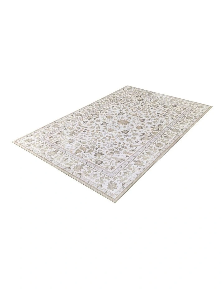 Fab Habitat Dhruv Distressed Machine Washable Rug in Multicolour image 2