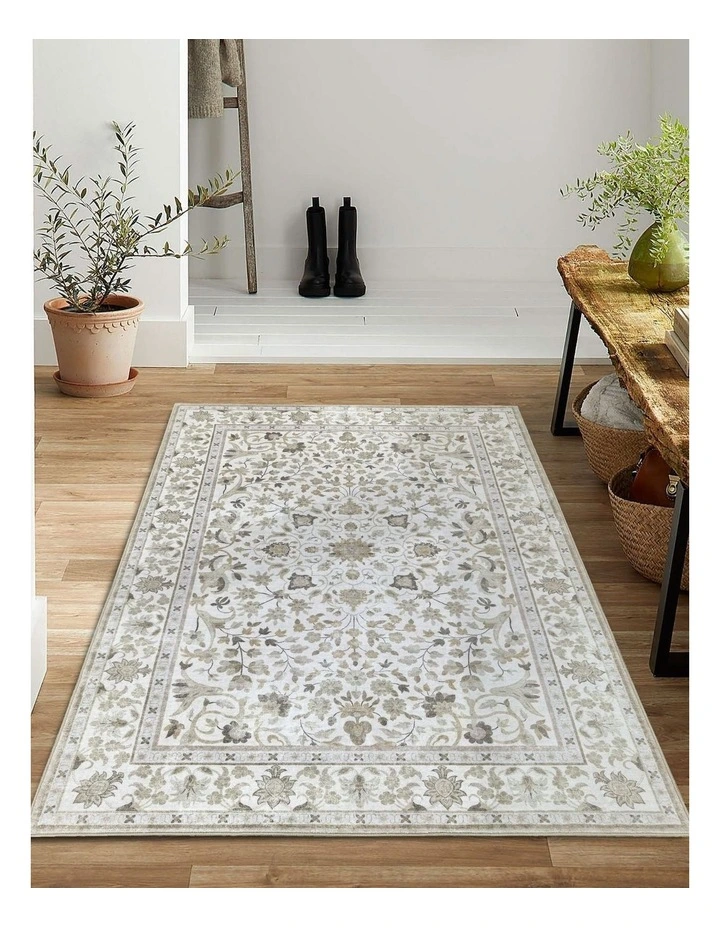 Fab Habitat Dhruv Distressed Machine Washable Rug in Multicolour image 4