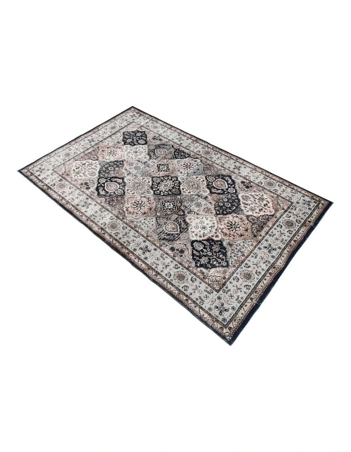 Fab Habitat Shilloi Machine Washable Rug in Multicolour image 2