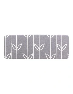 Fab Habitat Stripe Deep Cavern Kitchen Laundry Bathroom Anti Fatigue Mat In Grey