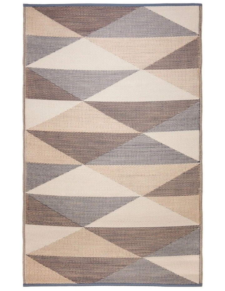 Fab Habitat Monaco Modern Recycled Plastic Outdoor Rug in Champagne Beige and Multicoloured image 1