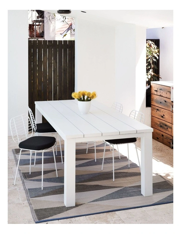 Fab Habitat Monaco Modern Recycled Plastic Outdoor Rug in Champagne Beige and Multicoloured image 2