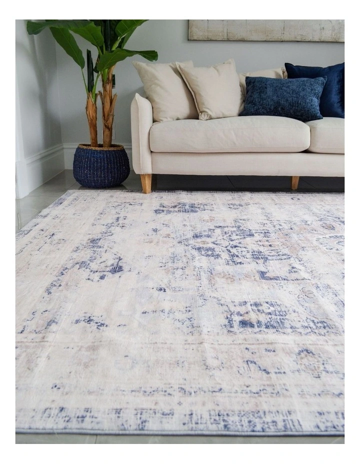 Fab Habitat Kiara Distressed Machine Washable Rug in Multicolour image 4