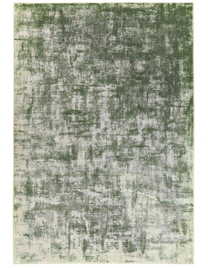 Fab Habitat Denau Distressed Machine Washable Rug in Green image 1