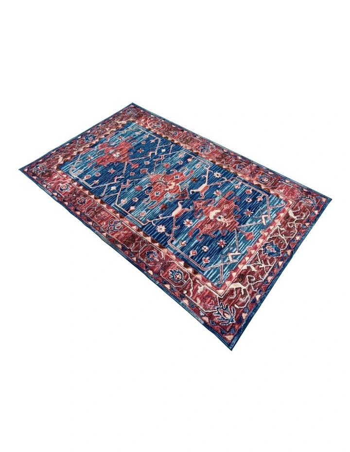 Fab Habitat Dibru Traditional Machine Washable Rug in Multicolour image 2