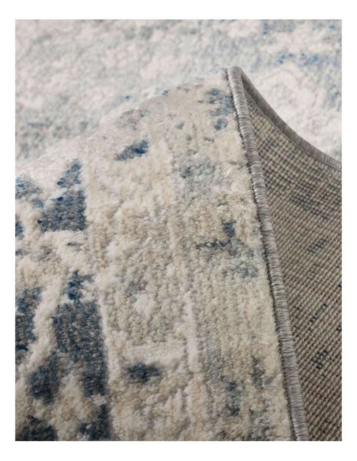 Fab Habitat Mangan Traditional Distressed Rug in Navy and White image 4