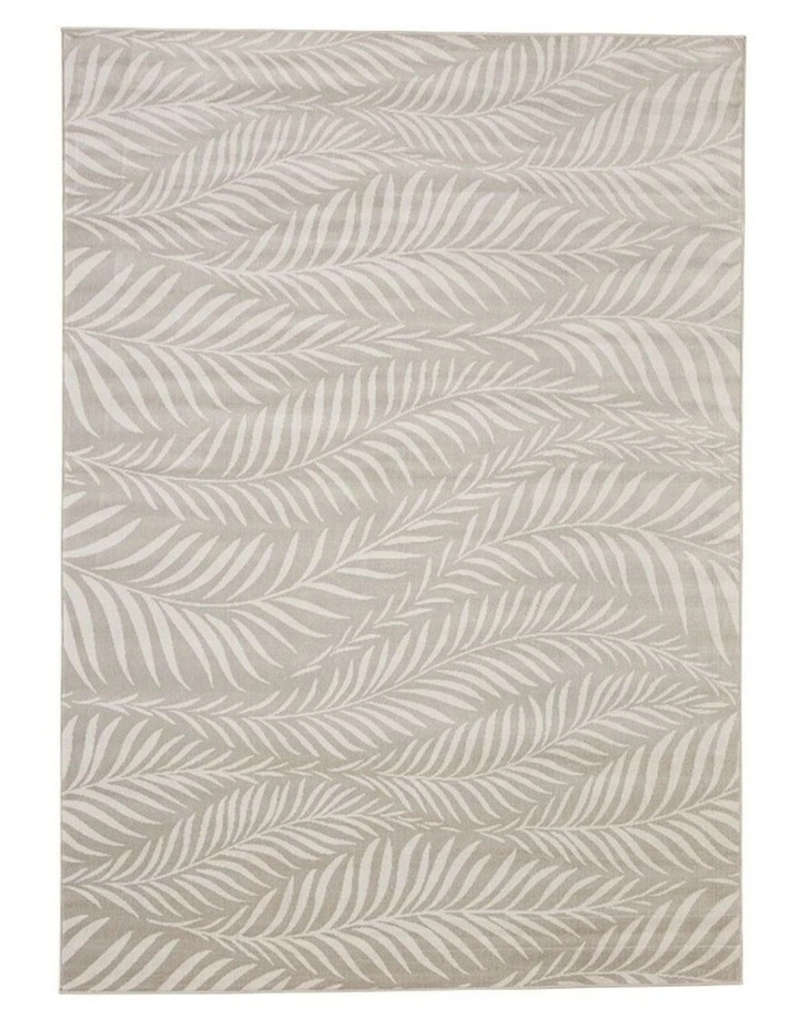 Fab Habitat Manad Botanical Indoor Outdoor Rugs in Beige image 1