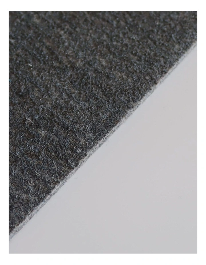 Fab Habitat Felt Rug Underlay with Non-Slip Rubber Backing in Black image 5