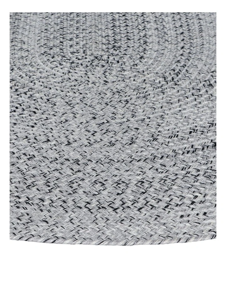 Fab Habitat Tula Oval Indoor Outdoor Rug in Grey image 4