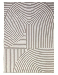 Fab Habitat Kavi Machine Washable Rug in Beige