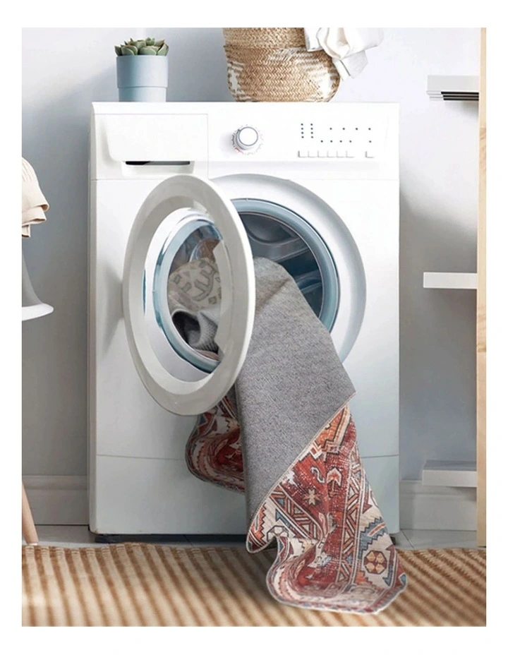 Fab Habitat Kavi Machine Washable Rug in Beige image 6