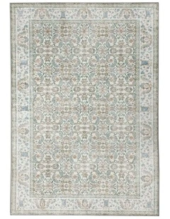 Fab Habitat Kingston Distressed Machine Washable Rug in Multicolour
