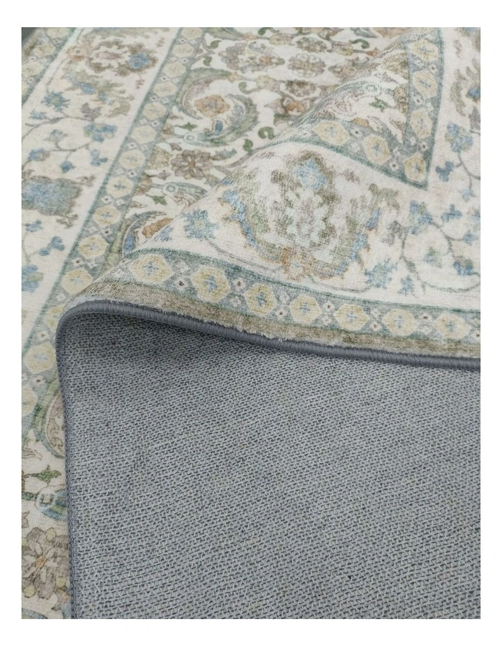 Fab Habitat Kingston Distressed Machine Washable Rug in Multicolour image 3