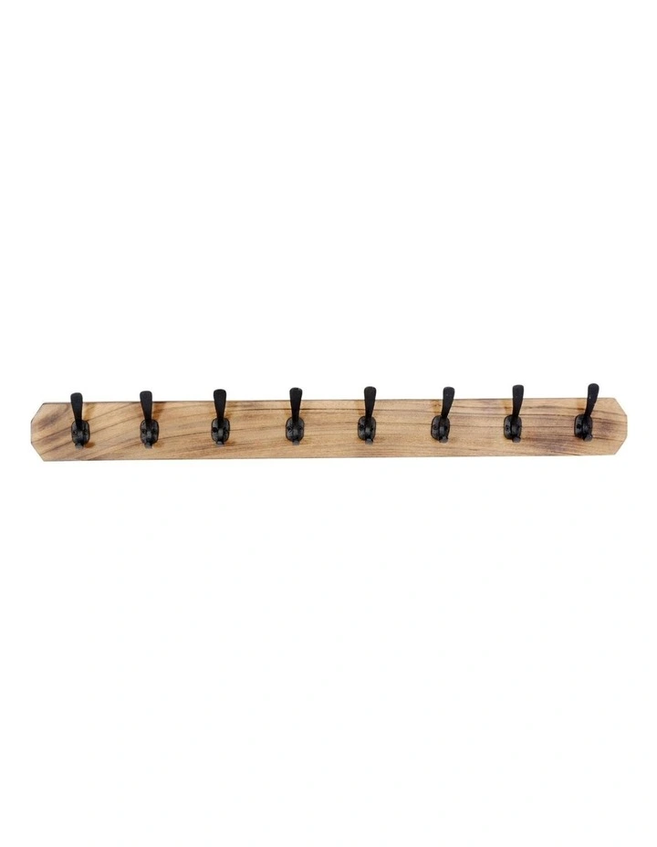 Fab Habitat Caelum 90cm Wood and Metal Wall Hook in Natural image 1