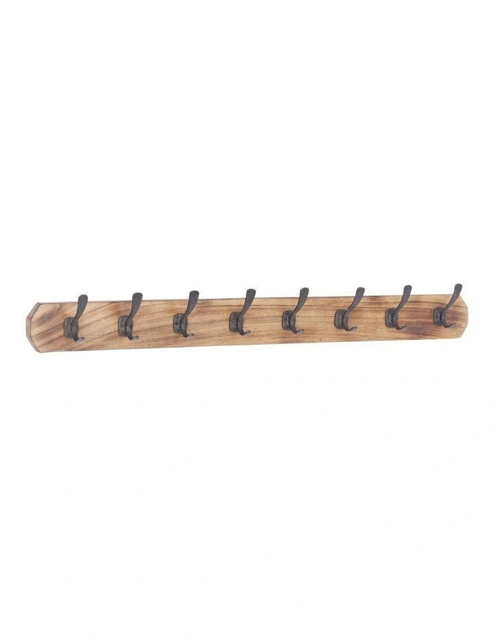 Fab Habitat Caelum 90cm Wood and Metal Wall Hook in Natural image 2