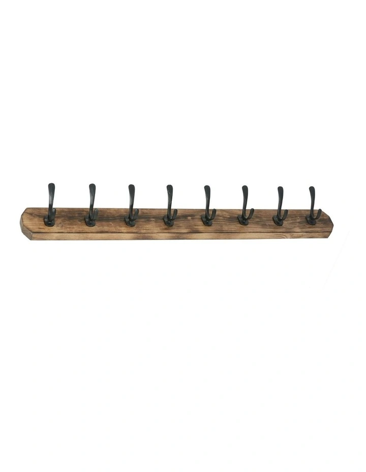 Fab Habitat Caelum 90cm Wood and Metal Wall Hook in Natural image 3