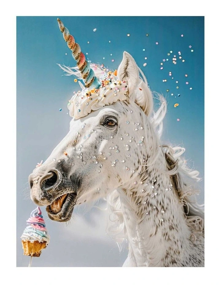 Pink Unicorn Acrylic Wall Art With Glossy Finish For Childrens Room Home Dcor image 1