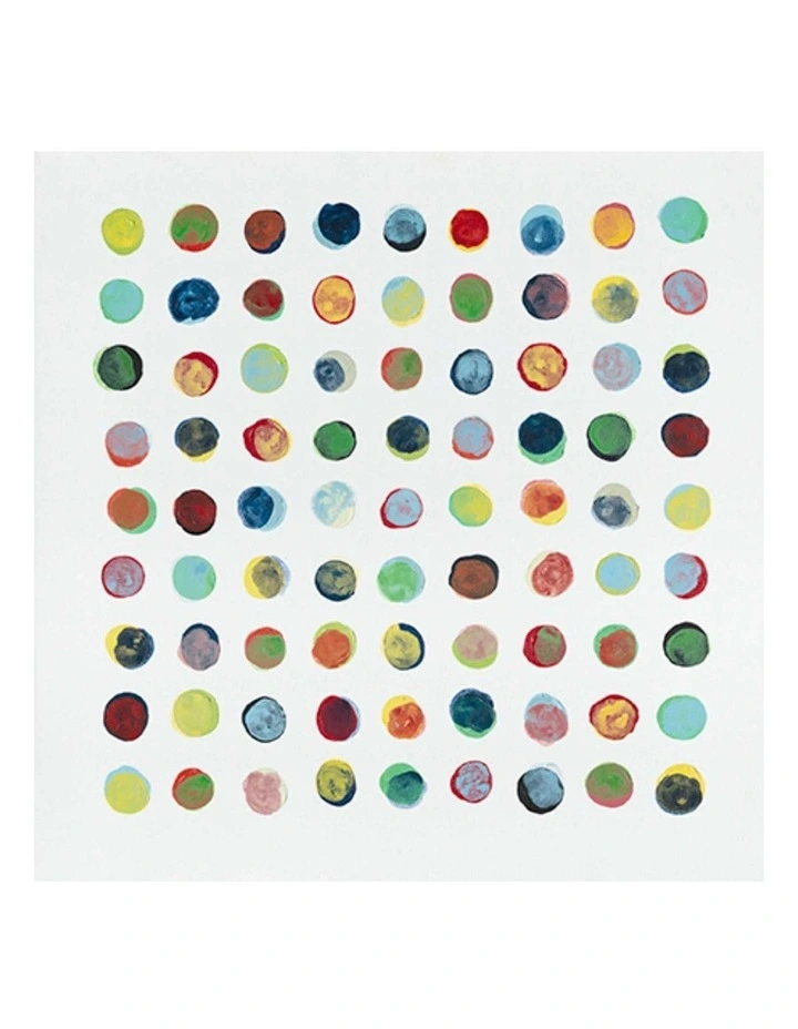 Grey Circles Modern Canvas Print With Geometric Pattern For Wall Dcor image 1