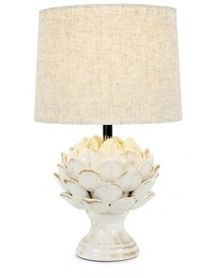 Petaline Table Lamp 37cm in Cream