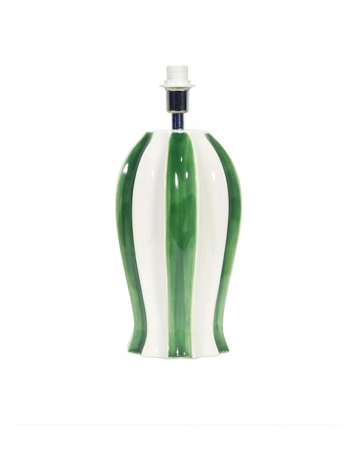 Vale Table Lamp 49cm in Green and White image 3