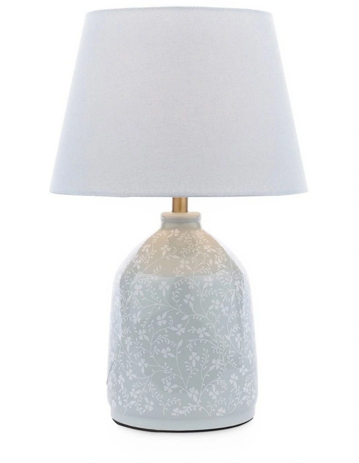Fern Table Lamp 39cm in Duck Egg image 1