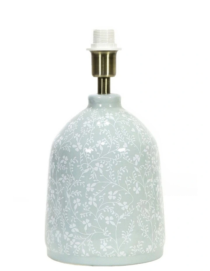 Fern Table Lamp 39cm in Duck Egg image 3