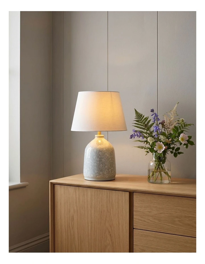 Fern Table Lamp 39cm in Duck Egg image 4