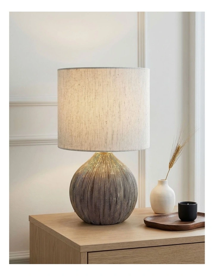 Small Grain Table Lamp 32cm in Natural image 4