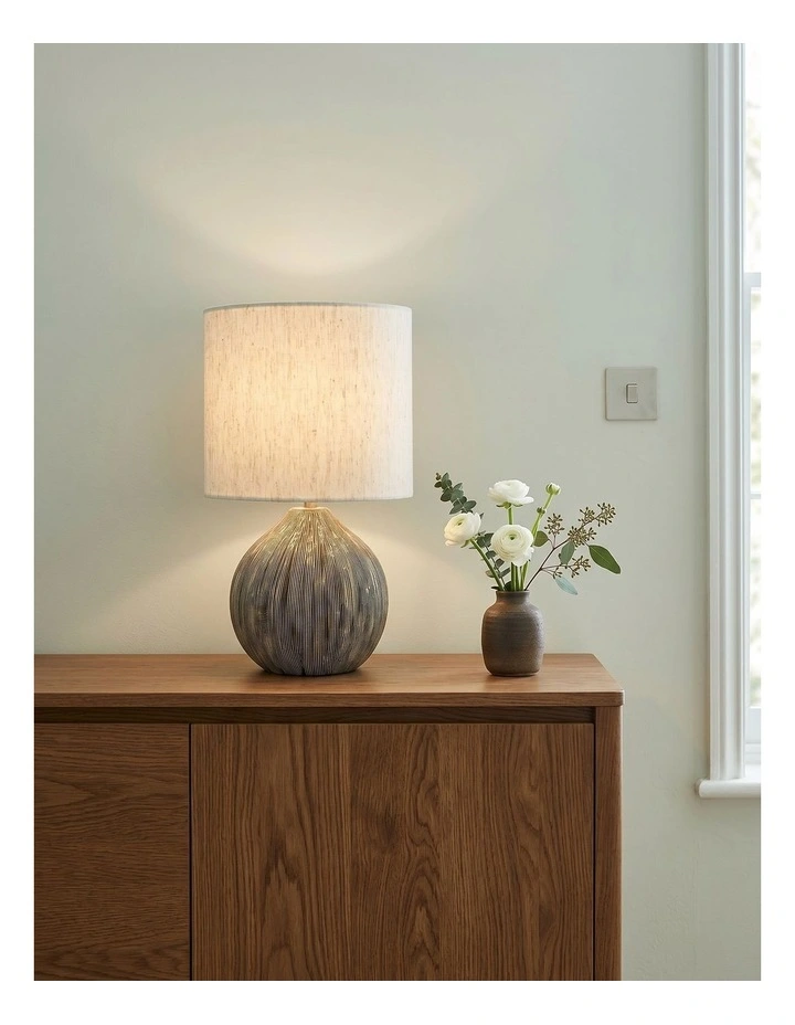 Small Grain Table Lamp 32cm in Natural image 5