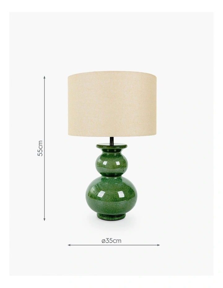 Poise Table Lamp 55cm in Green image 2