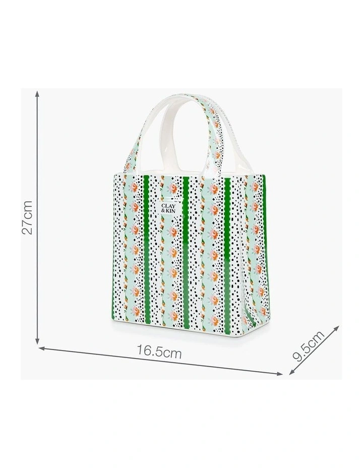 Handbag Vase 27cm in Green image 2