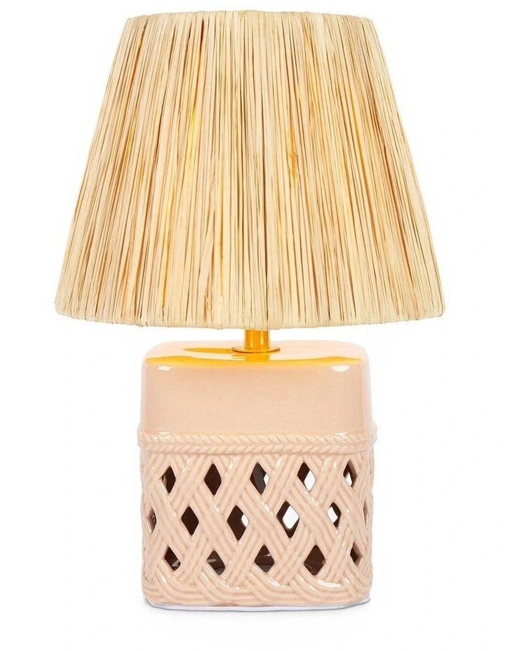 Nest Table Lamp 34cm in Pink image 1