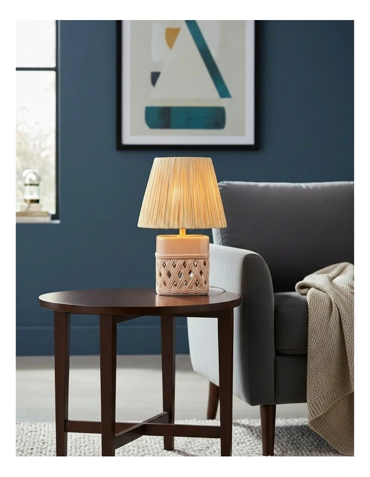Nest Table Lamp 34cm in Pink image 4
