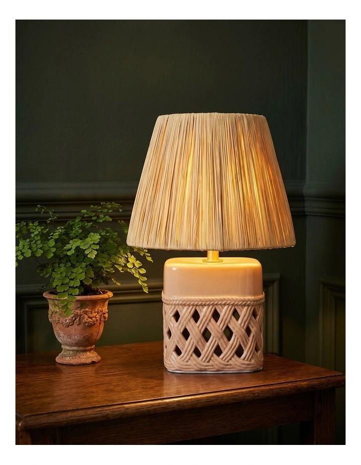 Nest Table Lamp 34cm in Pink image 5