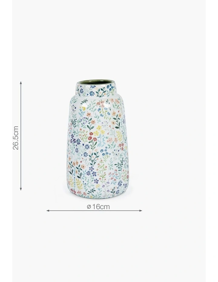 Floral Vase 26cm in Multi-color image 2