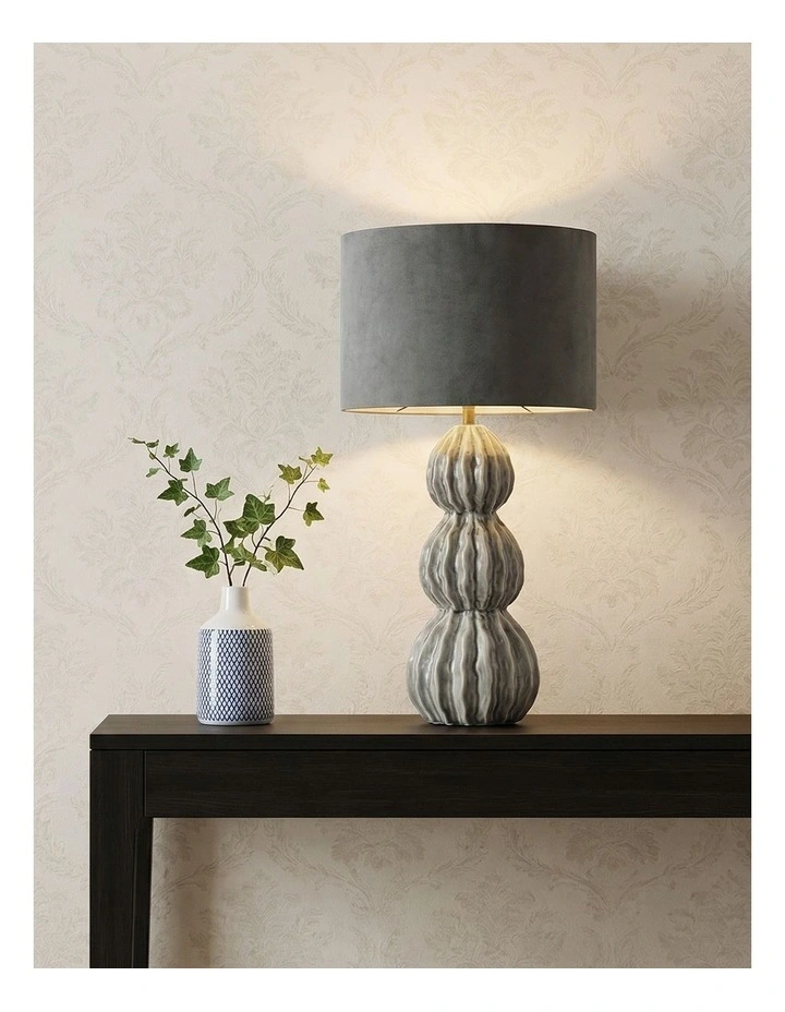 Cove Table Lamp 60cm in Grey image 4