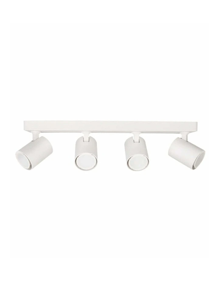 Interior GU10 4XLights Adjustable Bar Base Surface Mounted Spot Lights image 3