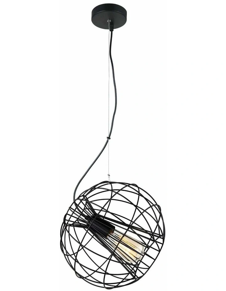 Sentinel Modern Minimalist Round Cage Pendant Lights image 1