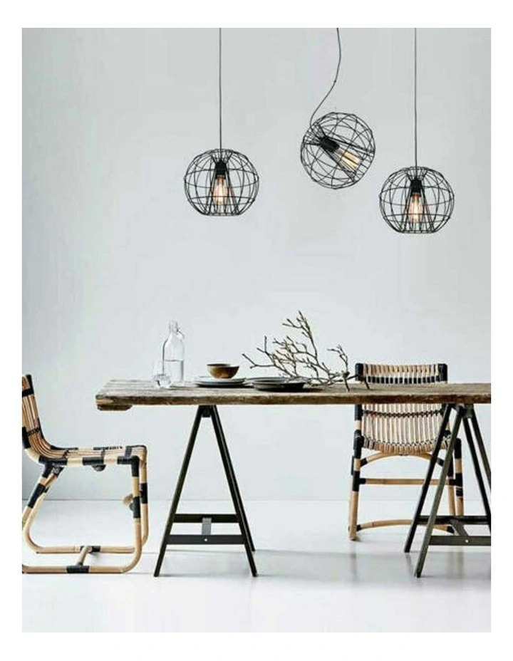 Sentinel Modern Minimalist Round Cage Pendant Lights image 3