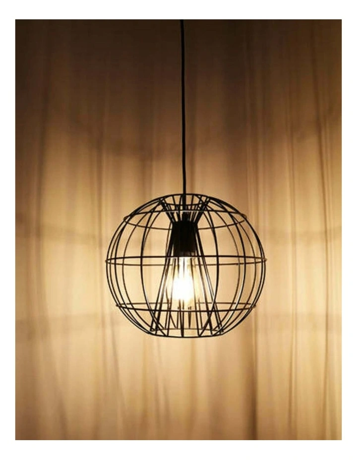 Sentinel Modern Minimalist Round Cage Pendant Lights image 6