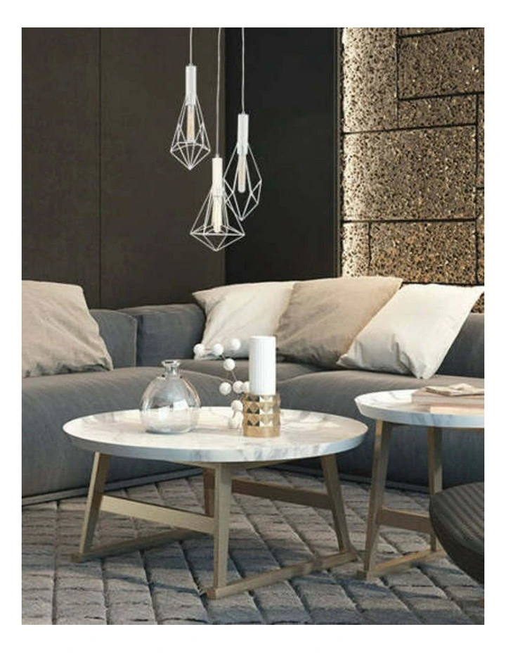 3x Bird Cage With Round Base Pendant Lights image 3