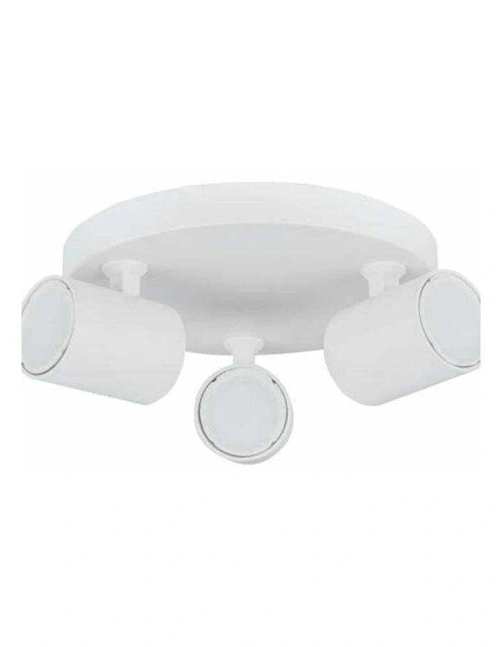 Interior GU10 3XLights Adjustable Round Base Surface Mounted Spot Lights image 1