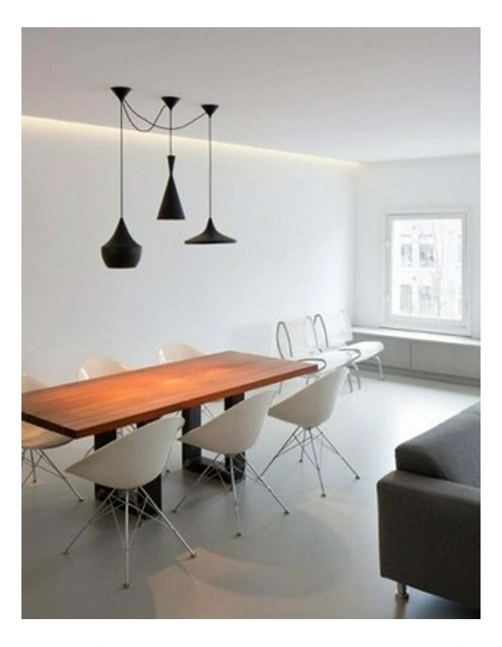 Caviar Black Mexican Hat Shape Pendant Light image 2