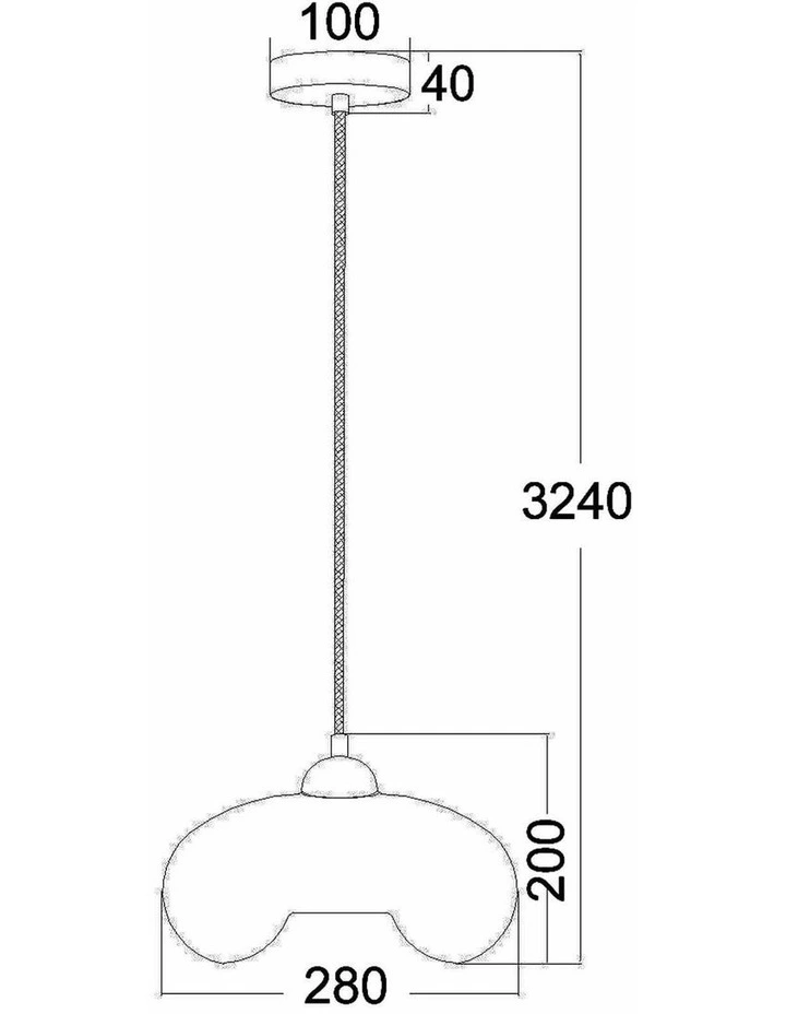 Mason Modern Retro Oval Glass Pendant Lights image 2