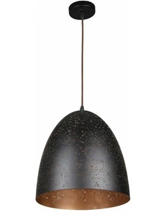 Celeste Bohemian Rustic Ellipse Shape Pendant Light